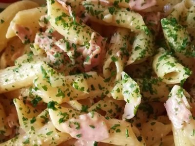 Вермишель с ветчиной