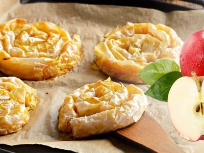 Вертута с яблоками в духовке