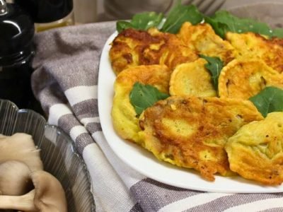 Сочные вешенки в кляре