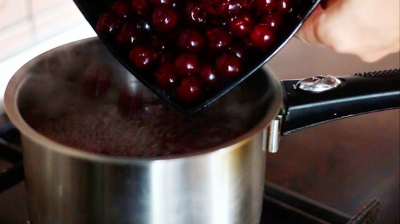 вишневое желе