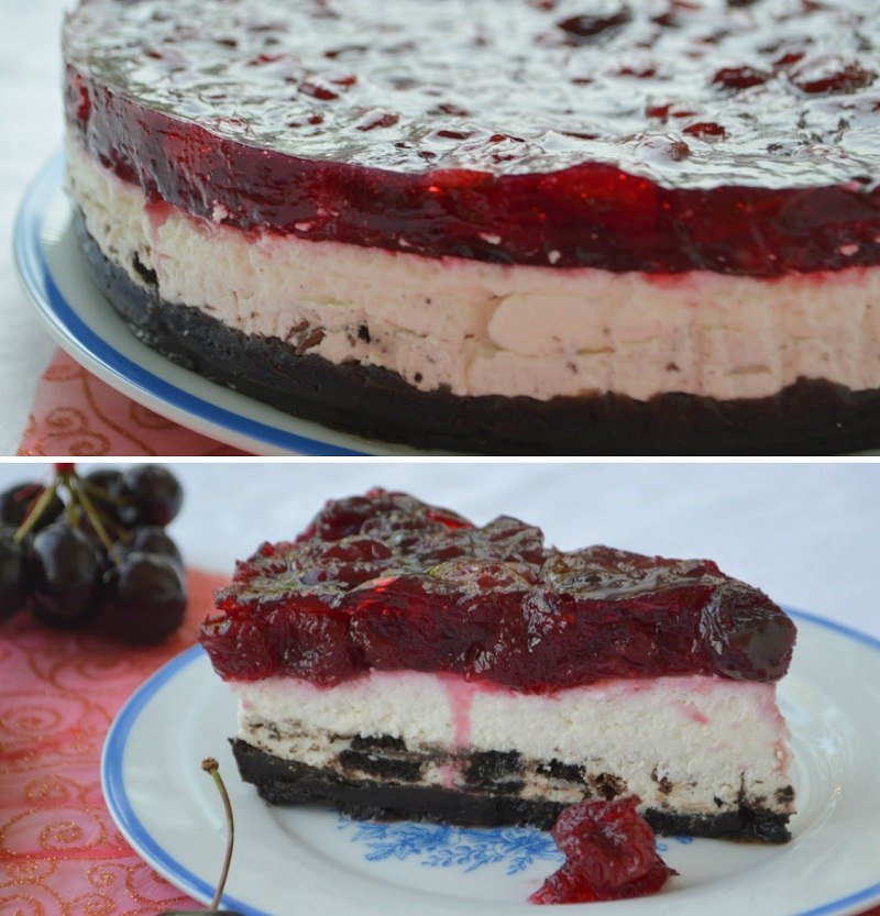 чизкейк из вишни