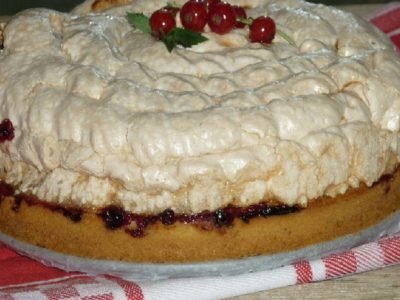 Вишневый пирог в духовке