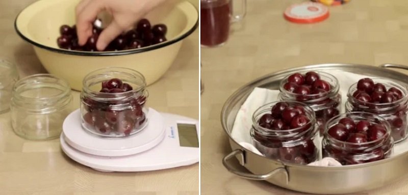 рецепт вишни на зиму