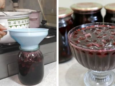 Вишня в желе на зиму