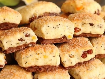 Вкусное печенье «Наташа» с маком и курагой