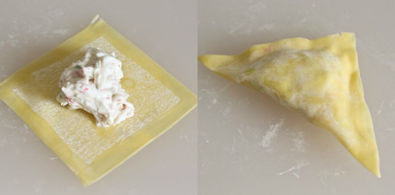 как лепить вонтоны