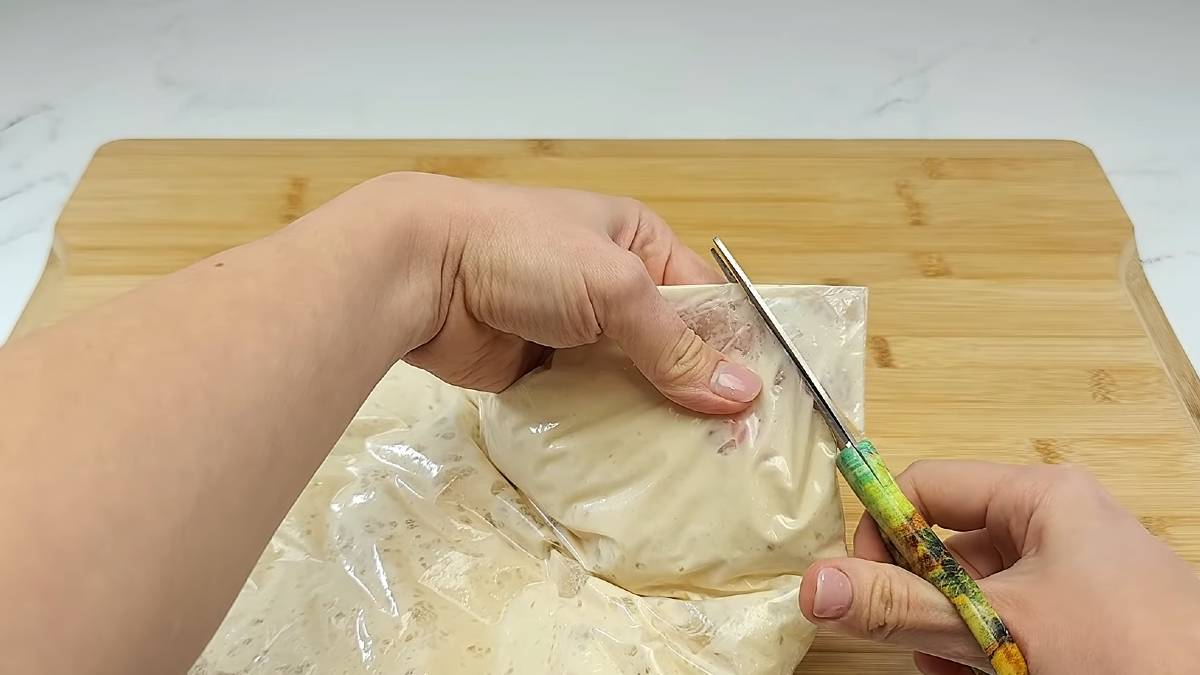 пакет с тестом