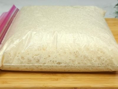 Воздушные пончики из пакета: чистые руки и посуда