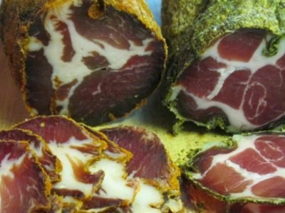 Вяленая свиная шея