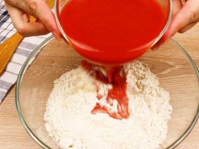 Выпечка на томатном соке