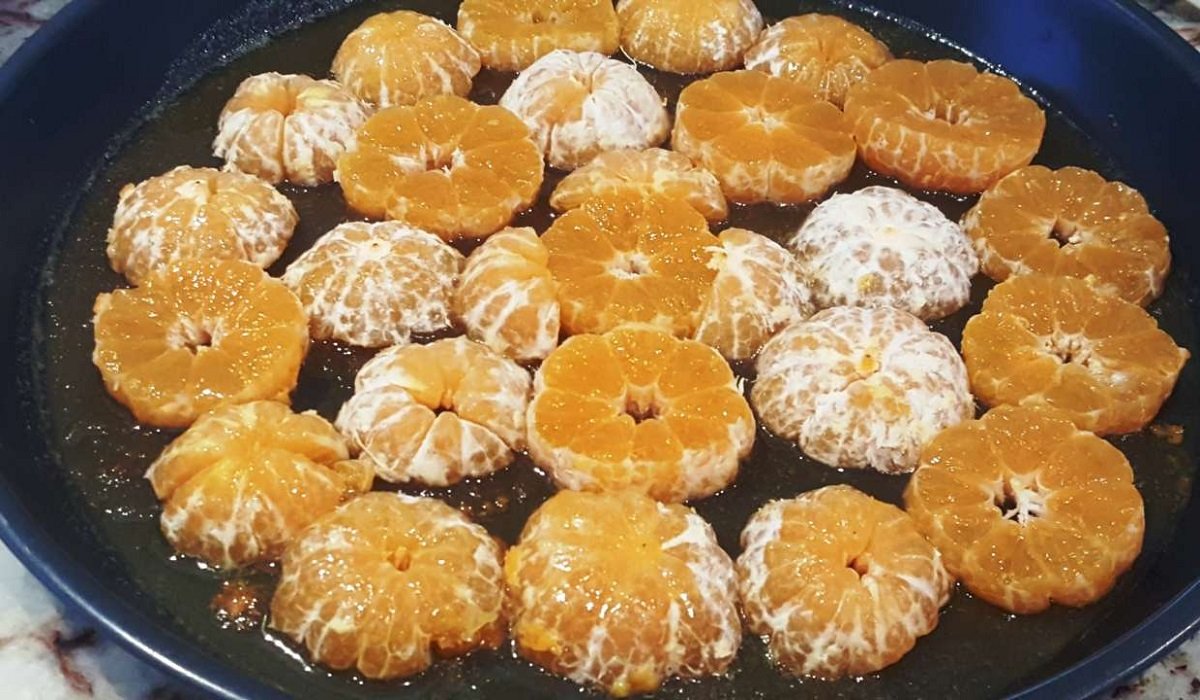 выпечка с мандаринами