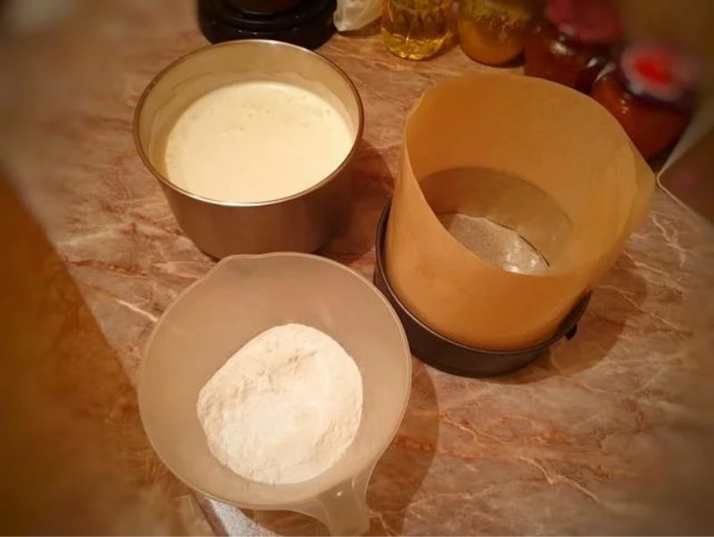 тесто для высокого бисквита