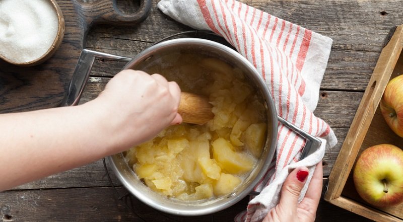 варка яблок
