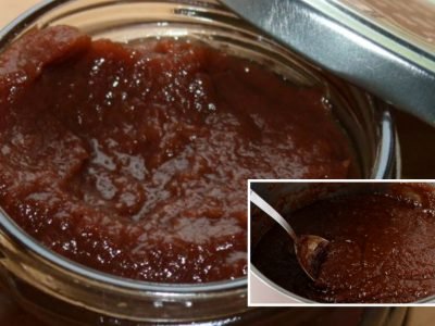 Яблочное повидло с какао