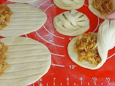 Яблочные плетенки