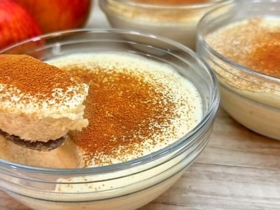 Яблочный десерт без сахара