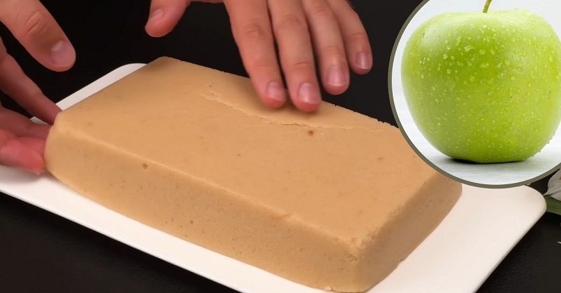 подача яблочного десерта