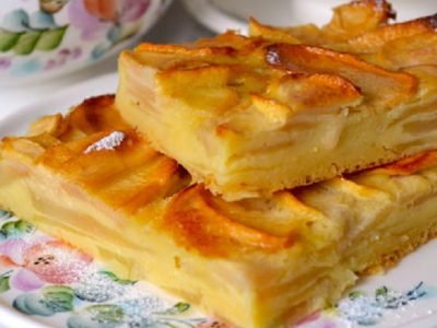 Яблочный пирог из Франции