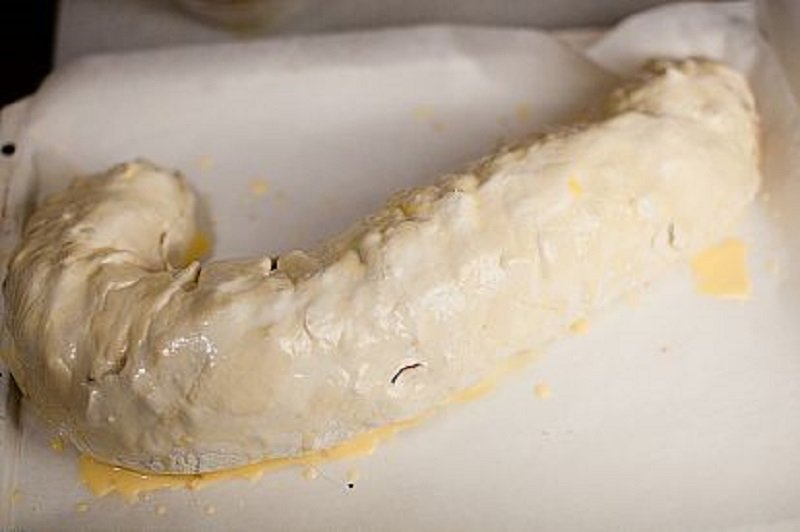 смазывание яйцом