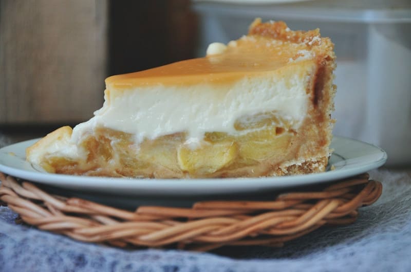 сырник с яблоками