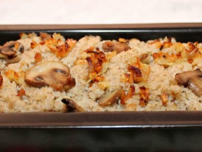 Ячневая каша с грибами