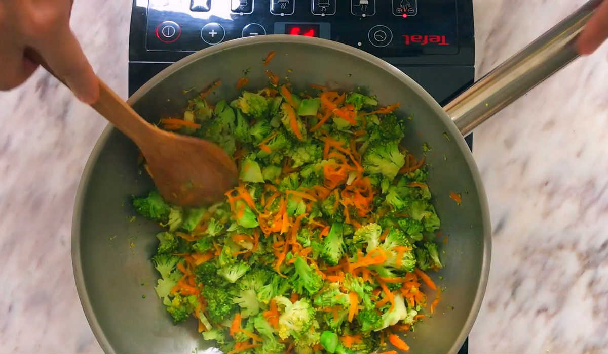 овощи на сковороде