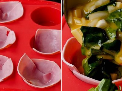 Яичные маффины с ветчиной