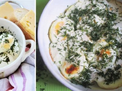 Яйца в сметане