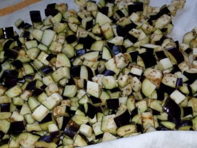 Заготовка для баклажанной икры