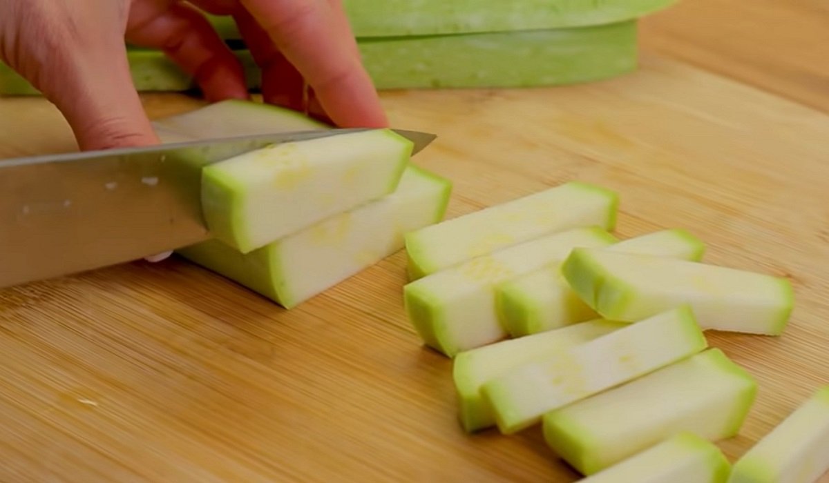 нарезка кабачков