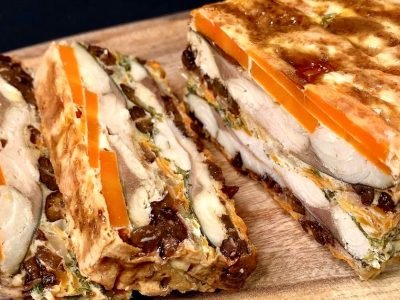 Закуска из скумбрии с черносливом