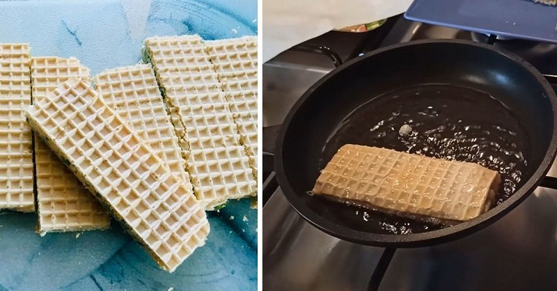 жарка вафель