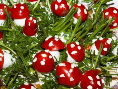 Закуска «Мухоморы»