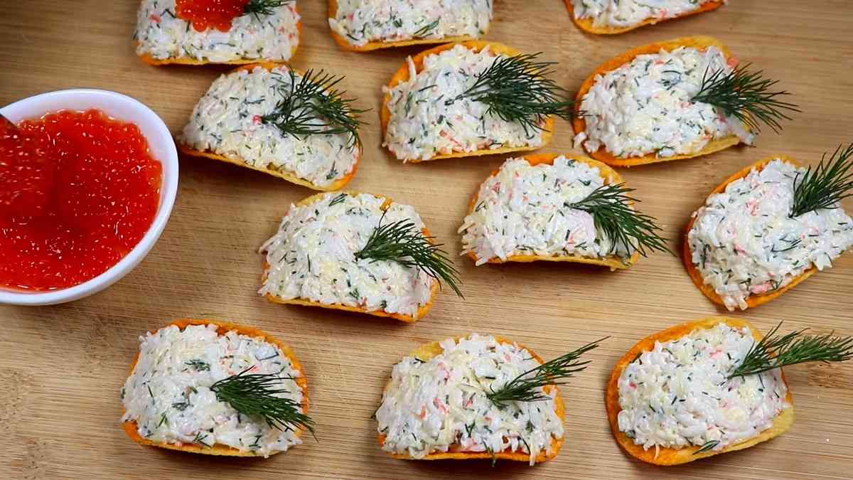 Как готовится закуска на чипсах на праздничный стол - Со Вкусом