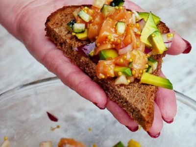 Закуска с авокадо