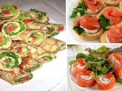 Закуски из красной рыбы