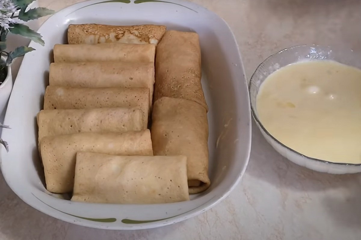 блинчики с курицей рецепт