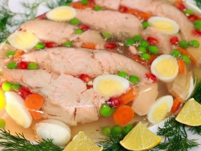 Заливное из рыбы с желатином