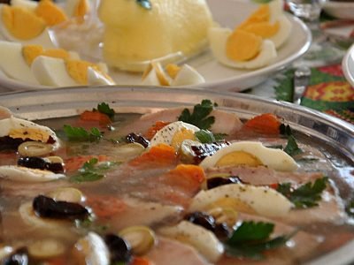 Заливное из ветчины