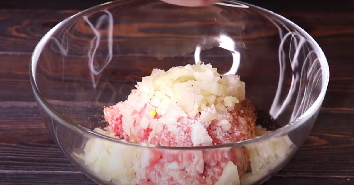 фарш с луком