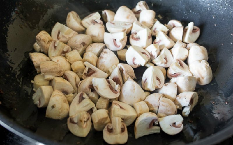 жареные грибы