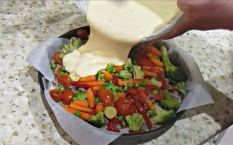 пирог слоями