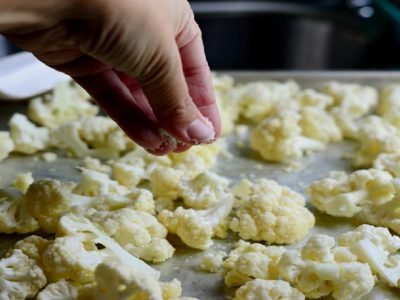 Запеченная цветная капуста с сыром