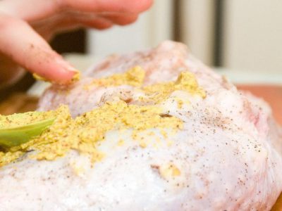 Запеченная голень индейки