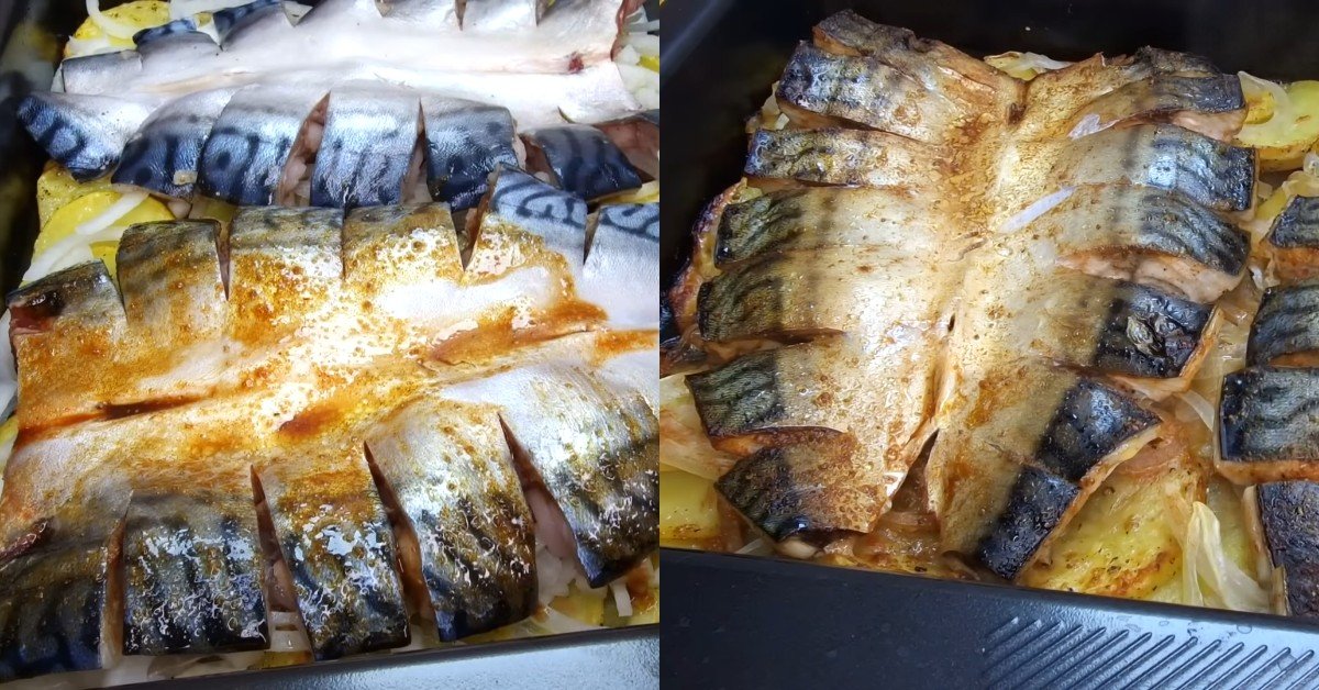 скумбрия в духовке