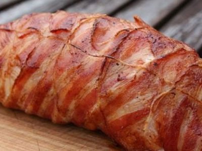 Запеченная свинина с овощами