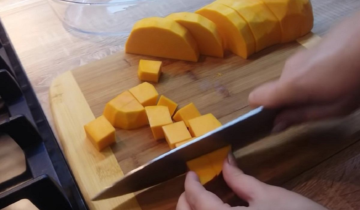 нарезавать тыкву