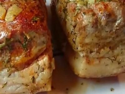 Запеченное сало