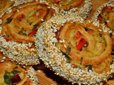 Запеченные рулетики с картофелем