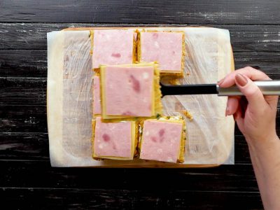 Запеченные сэндвичи из тертого картофеля